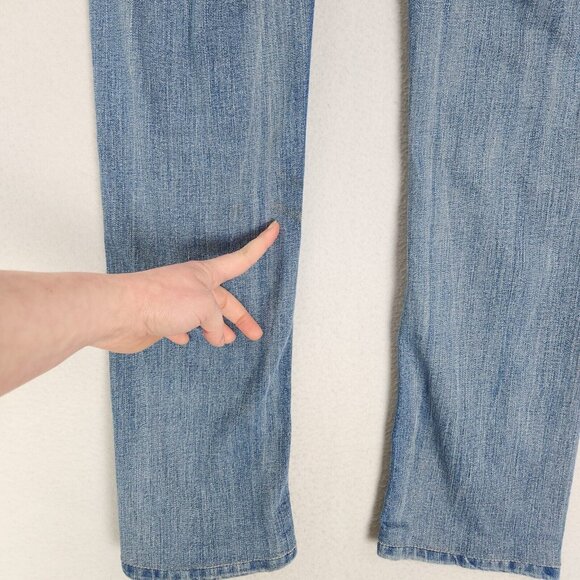 BKE Jeans Womens 25 Blue Stella Mid Rise Straight Leg Medium Wash Casual Denim - Picture 10 of 15